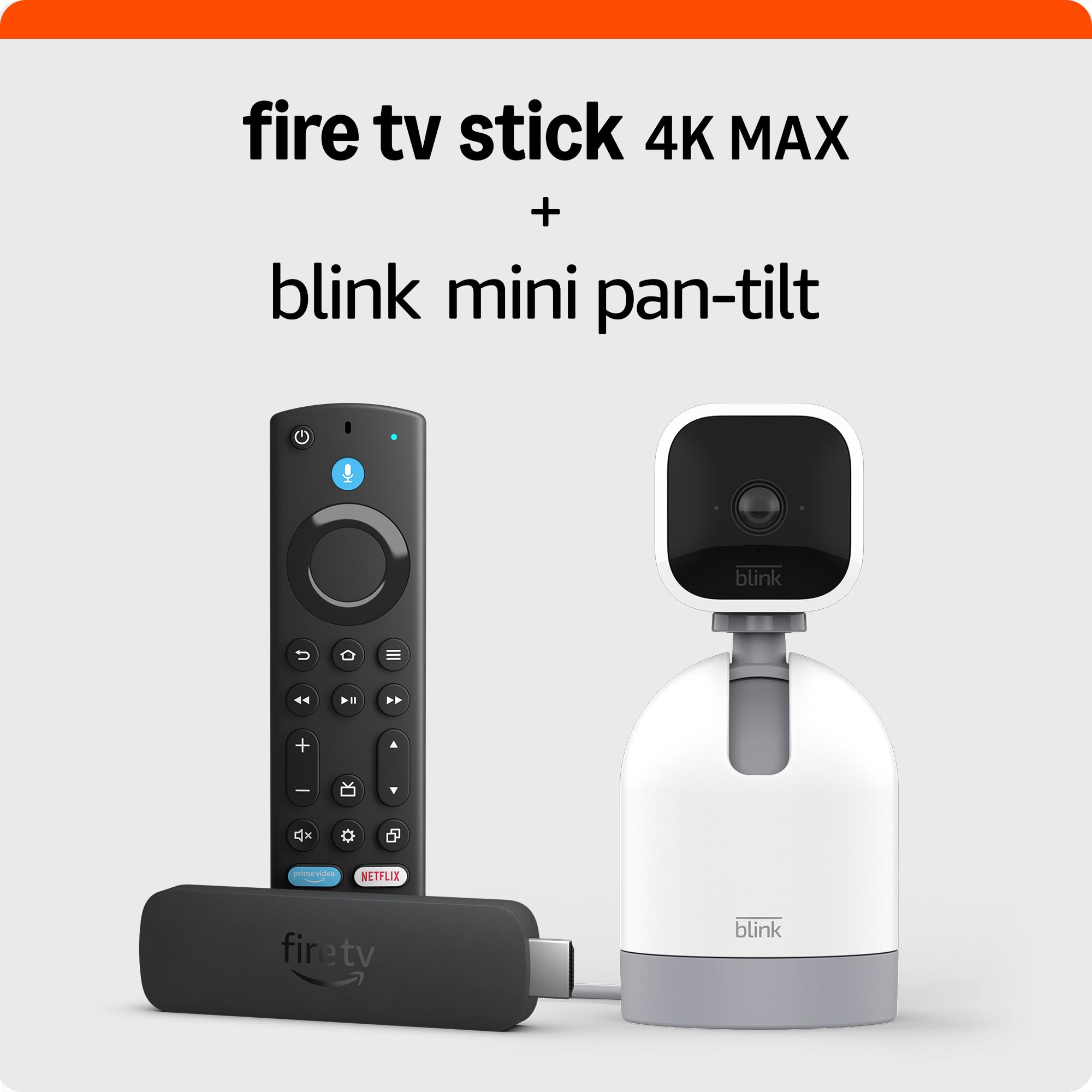 Amazon Fire TV Stick 4K Max bundle with Blink Mini Pan-Tilt Camera