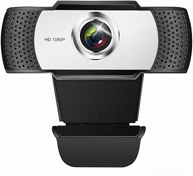 1080P HD Webcam for PC - Computer Camera for Desktop - PC Camera Web Cam with Noise-Cancelling Mic, Wide Angle, USB Plug & Play for Video Conferencing, Streaming, Zoom/Skype/YouTube/Laptop