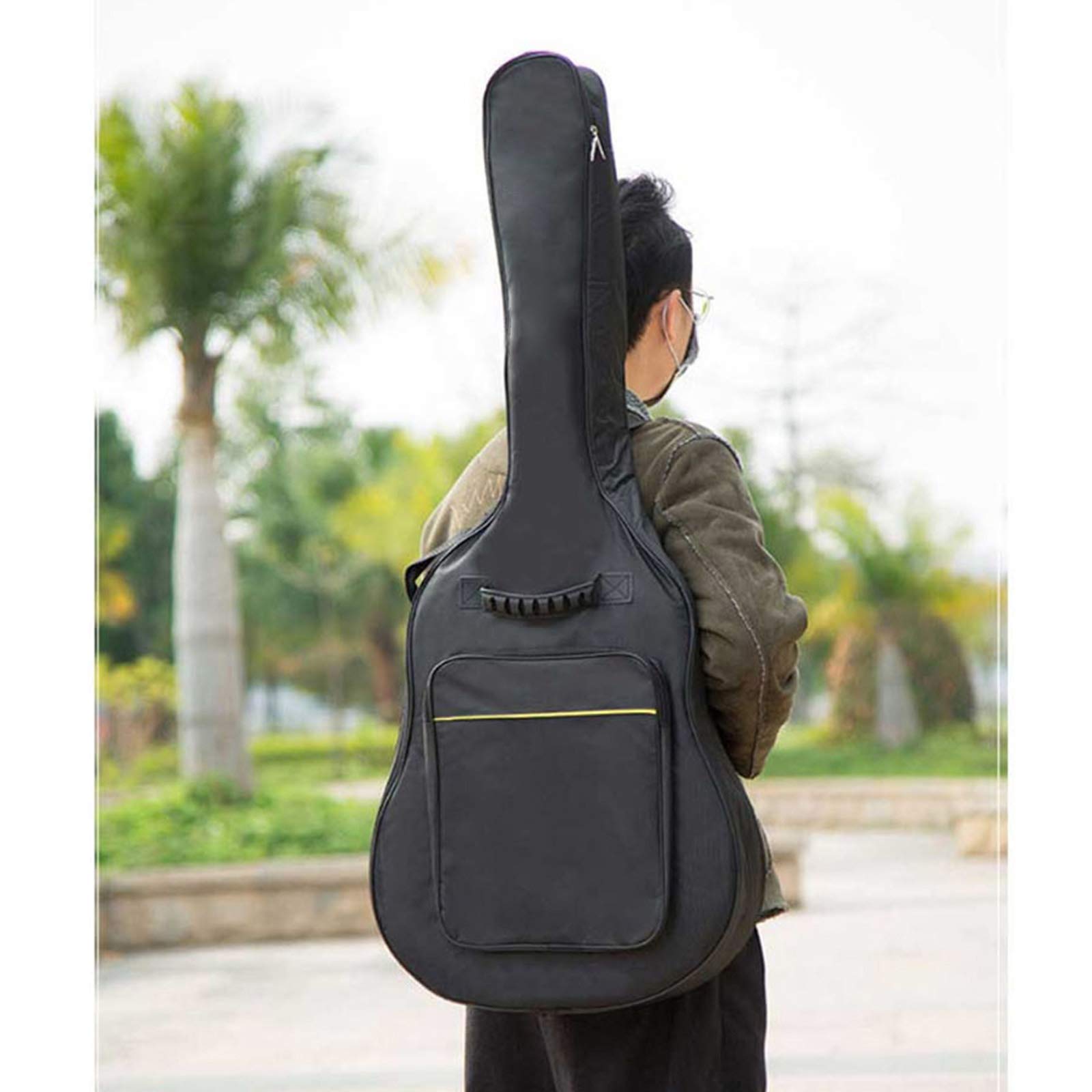 Perfeclan Tracolla Regolabile per Zaino Da 36 Pollici per Chitarra Classica Elettrica/Acustica