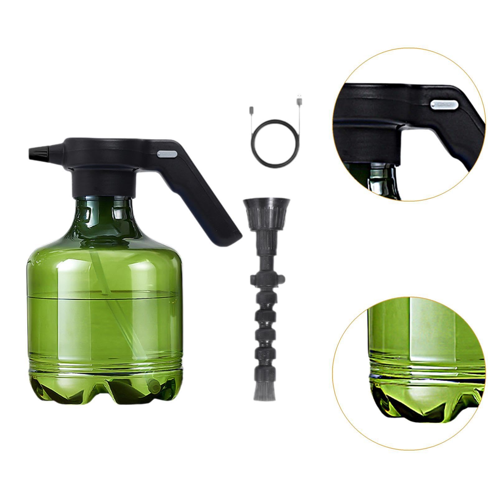 Vaporisateur électrique de 3 litres pour Jardin, avec Buse, pour Plantes D'intérieur et D'extérieur, Vert