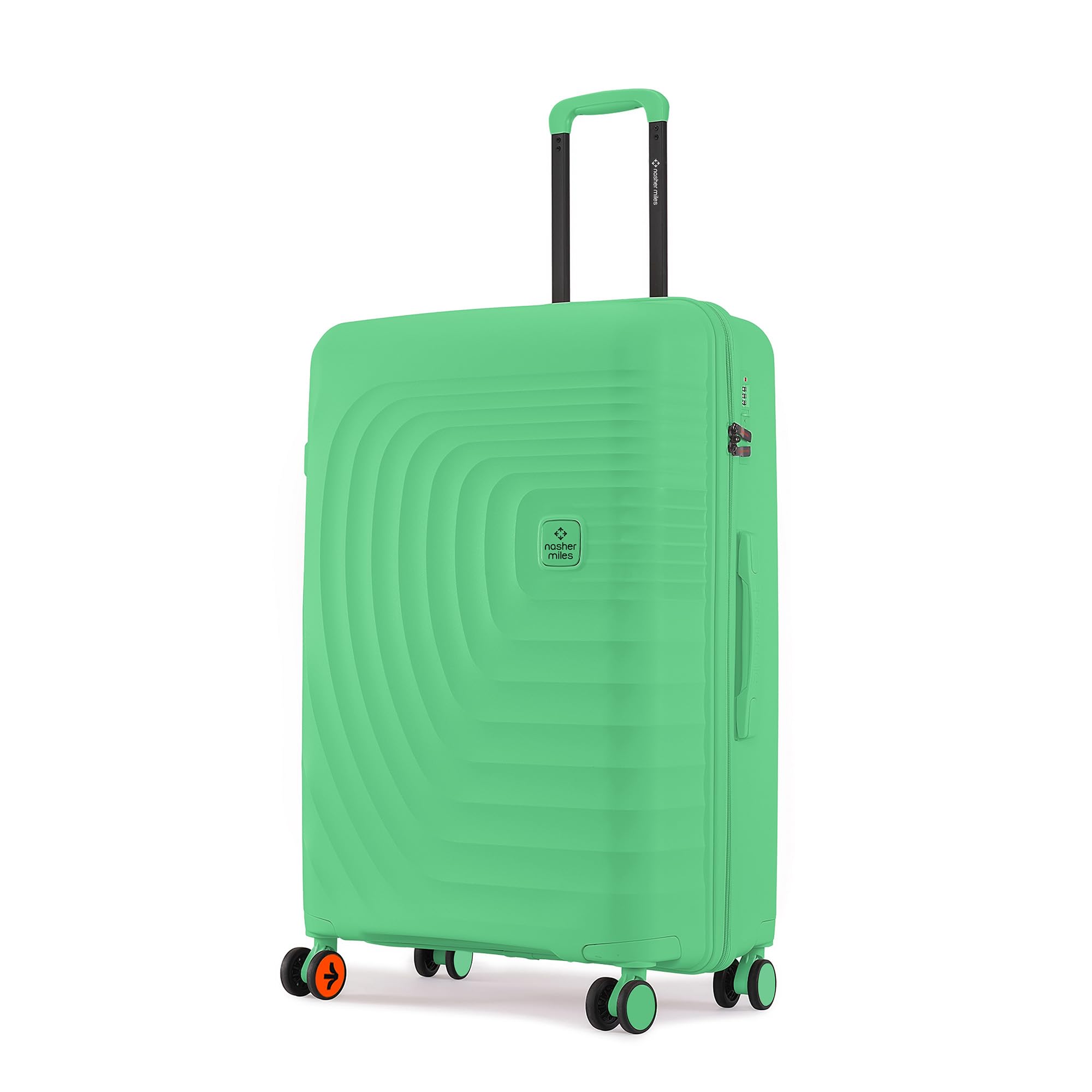 Nasher Miles Polypropylene Boston Hard-Sided Polypropylene 8 Spinner Wheel Check-in Luggage Summer Green 24 Inch |65Cm Trolley Bag Suitcase, Medium Rs.2699 @ Amazon at ₹2699 (82% Off) – Amazon