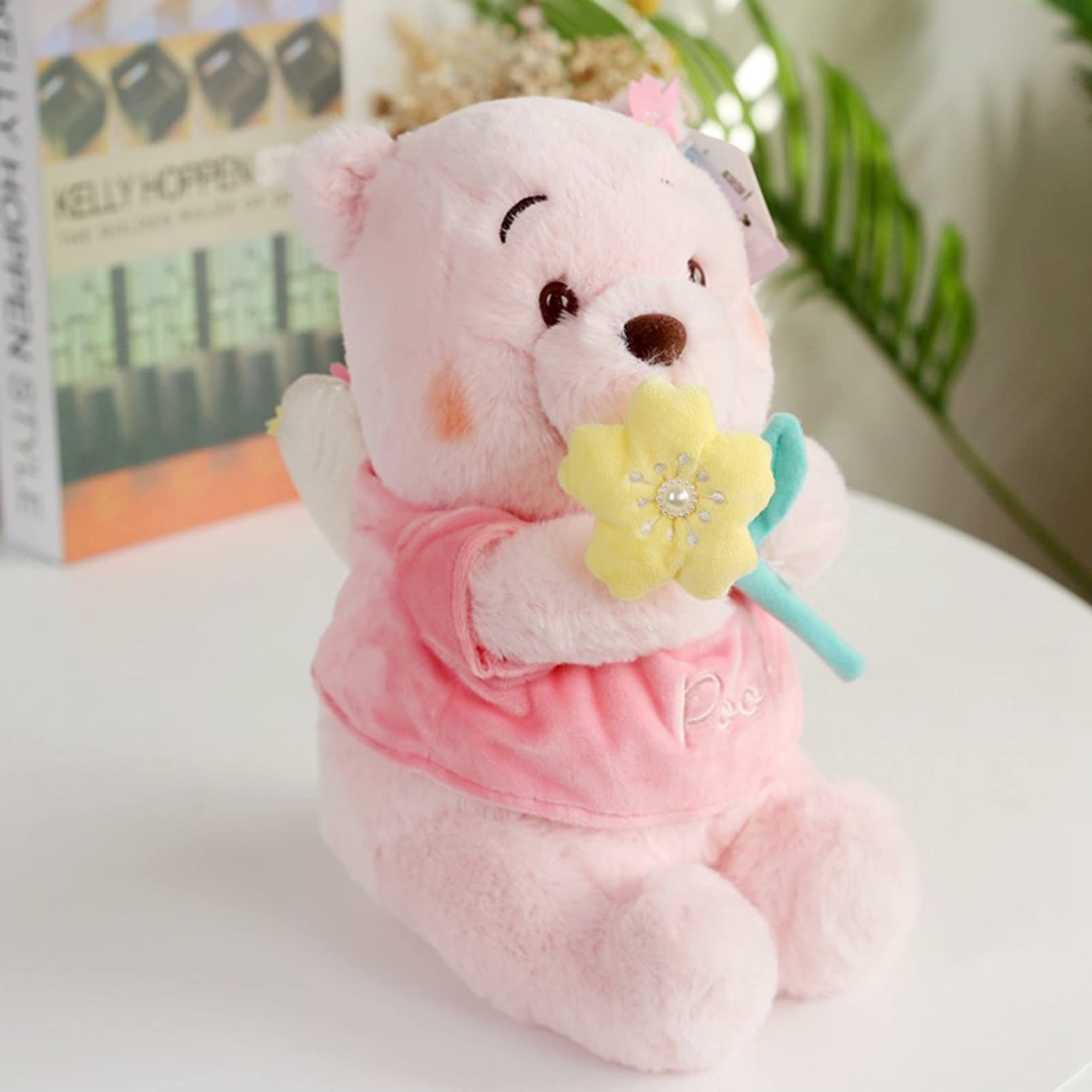 Amazon.co.jp: おもちゃ ぬいぐるみ 花 ピンク くまのプーさん プー