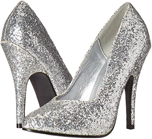 Ellie Shoes Women's 511-glitter Slide Pump, Silver Glitter, 8 M US | Image 6