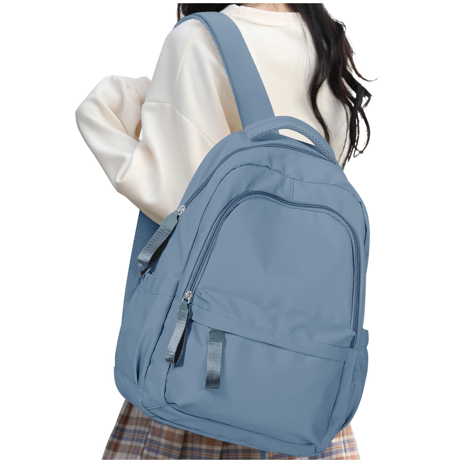 HYC00 Zaino Scuola Superiore Media ragazza Zaini Scolastici zainetto Casual Daypack Backpack Unisex Zaino Università Donna Per PC Portatile 14 Pollici Laptop Bag per Viaggio Lavoro Scuola Affari