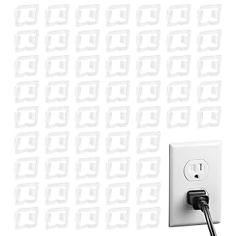 Loose Outlet Plug Fix Secure Kit for Wobbly Wall Sockets, Universal 110V Receptacle Outlet Tightener Insert Accessories for Homeowner Renter Professional Use 55