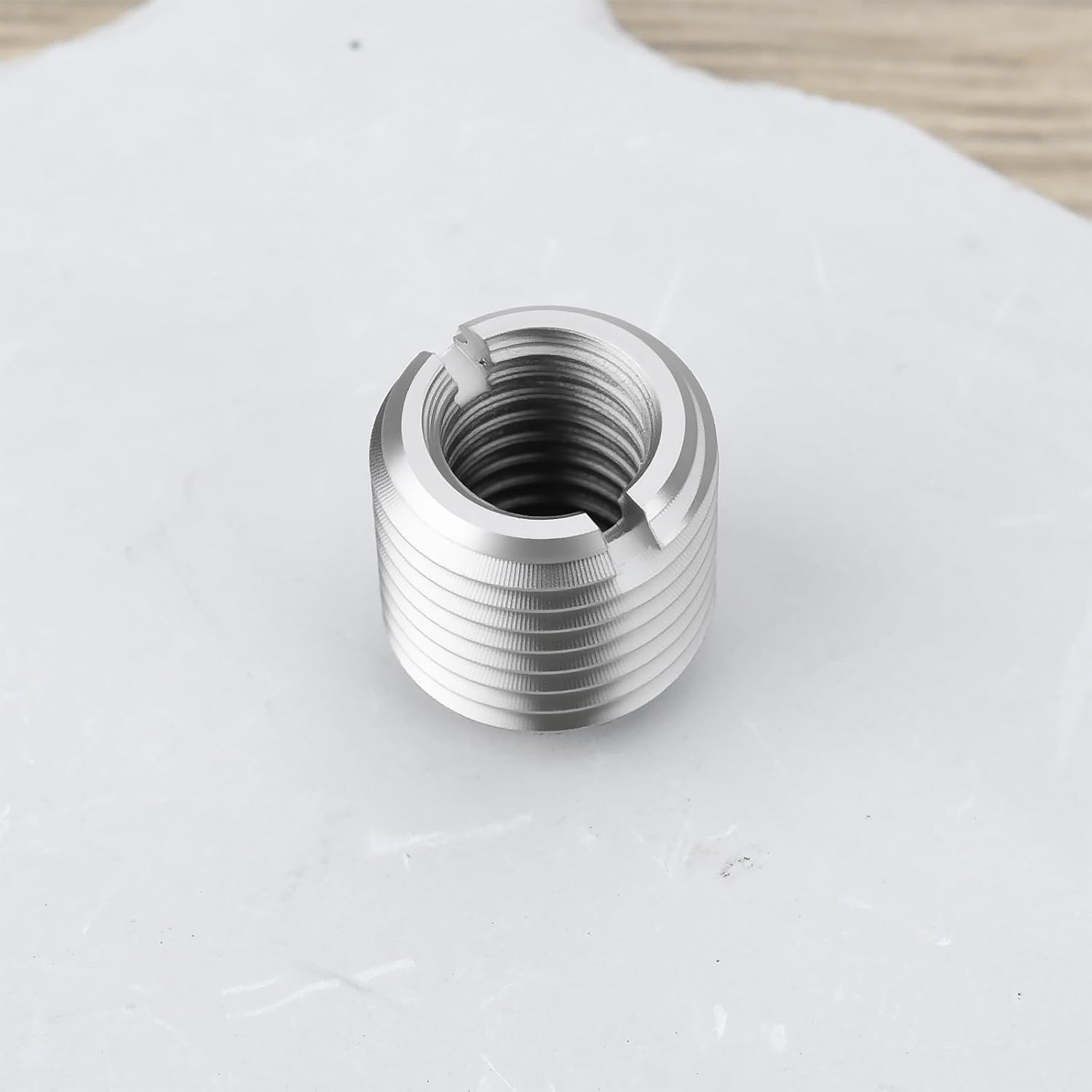 304 Stainless Steel Threaded Adapters 20pcs Sleeves M12 X 1.25 Male To M8 X 1.25 Female Slotted Reducers For Motorcycle