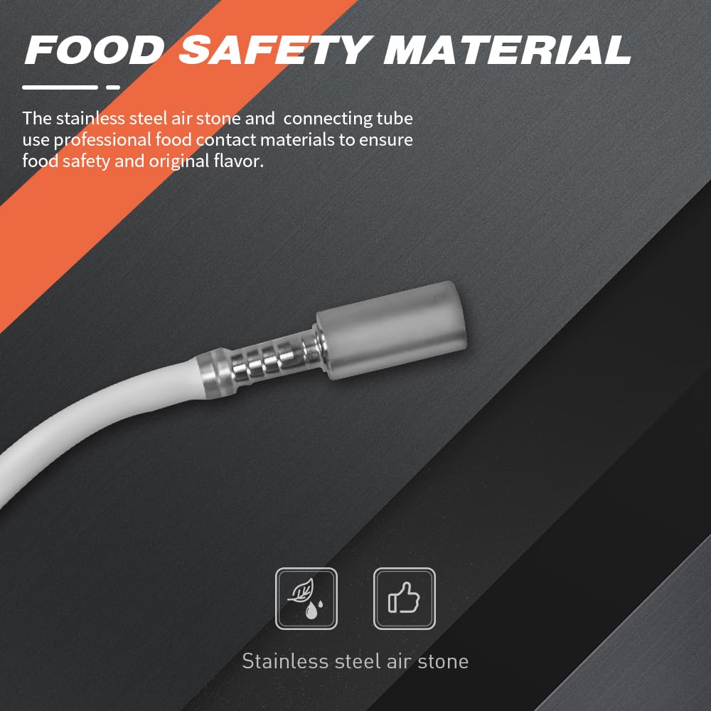DUEBEL Kit di schiuma per cucina molecolare, kit di generatore di schiuma per gastronomia molecolare, efficiente kit per la produzione di schiuma per alimenti, strumento creativo per cucinare
