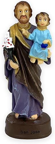 Miniatura 2 de Juego de 12 figuras de estatua de San José de 3" Imagen Estatua St José Santo Nuevo