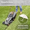 VonHaus Lawnmower 1200W – Electric Corded Lawn Mower for all Types of Grass – 30L Collection Bag, 320mm Working Width, 10m Cable, Foldable Height Adjustable Handlebar, 3 Depth Settings, Carry Handle