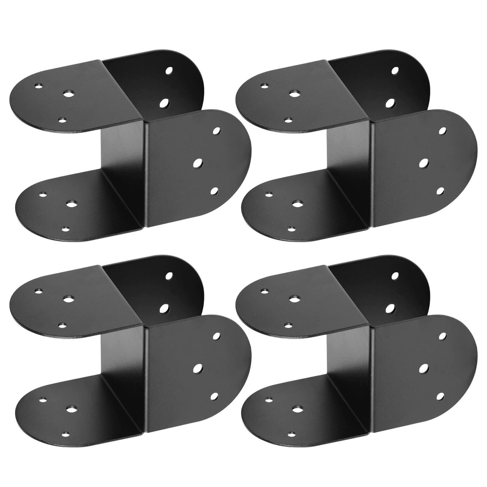 per Fissaggio sulla Sommità del 4 Pezzi Supporto Metallico Robusto per | Staffe di collegamento per travi da pergola Per pali in legno 10 x 10 centimetri gazebo patio portico per