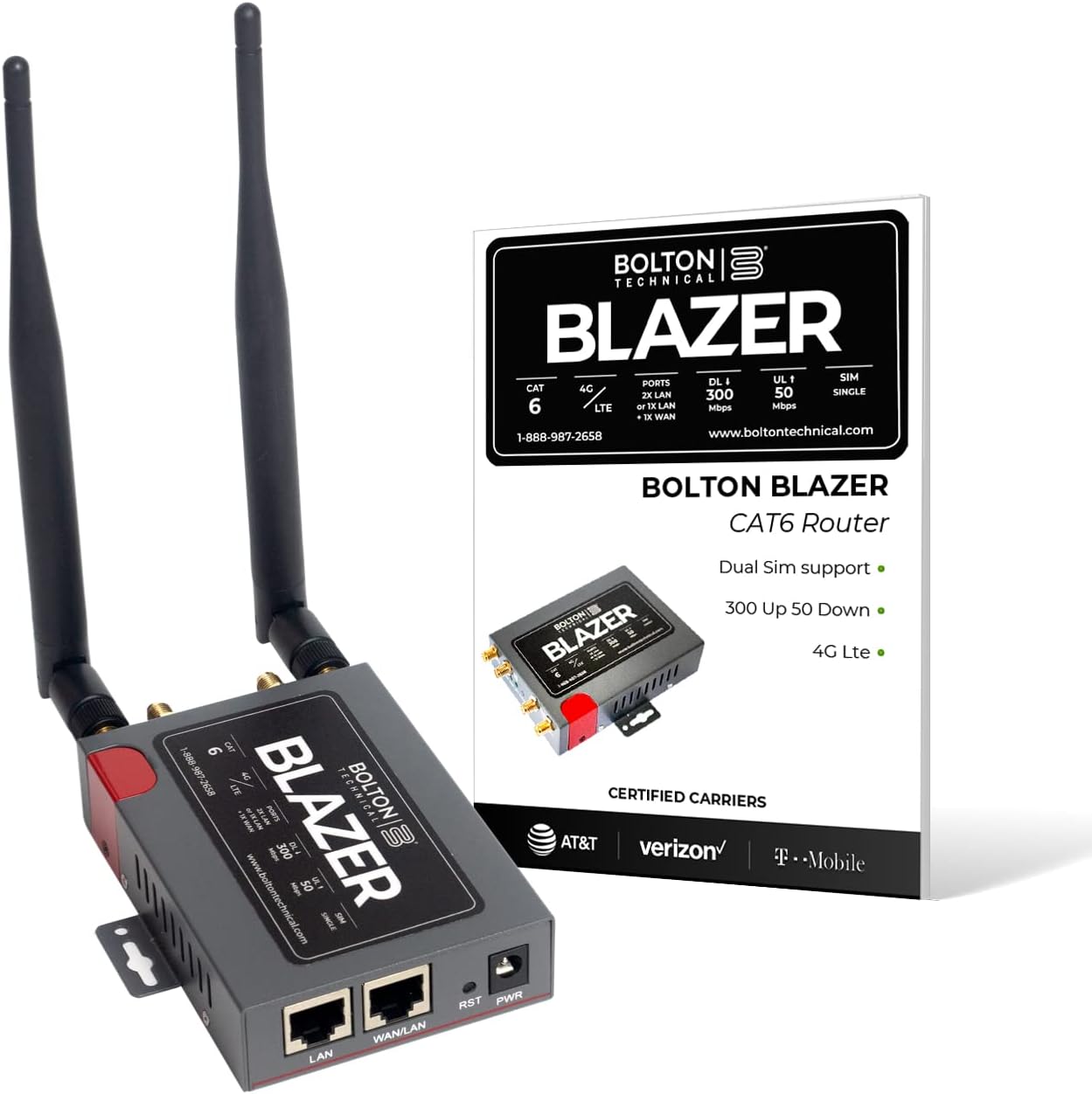 Amazon.com: Bolton Technical Blazer | 4G LTE CAT6 WiFi 6 Portable ...
