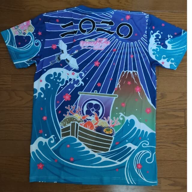 Amazon.co.jp: 幻のももクロ春の一大事2020版大漁旗Tシャツ XL