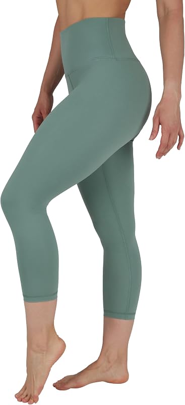 Yogalicious High Waist Buttery Soft Lightweight Capri Leggings High Rise Workout Yoga Pants for Women