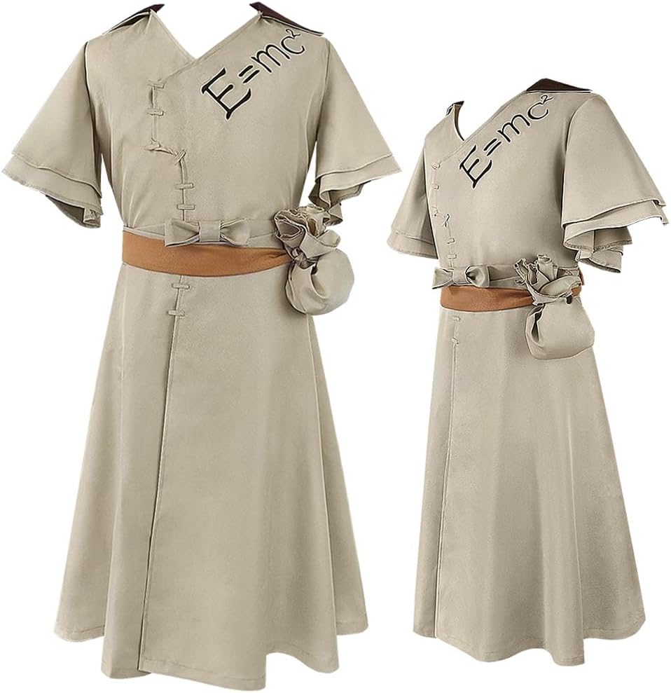 Ishigami Senkuu Cosplay Costume Ishigami Senkuu Kimono Uniform Suit with Wig