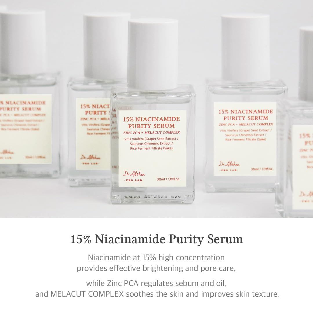 Dr.Althea 15% Niacinamide Purity Serum, 15% Niacinamide included, Overall skintone and texture improvement, Pore care - Image 2