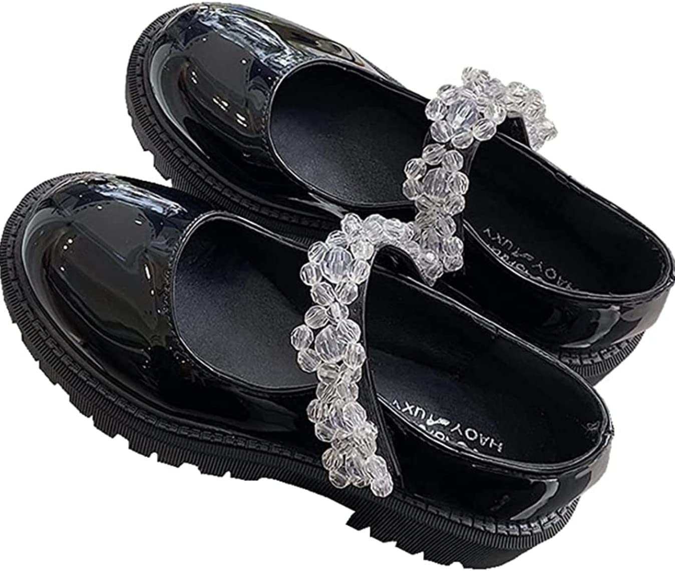 Womens Platform Mary Janes Shoes Sweet Toe Ankle Lolita Gothic Pumps Chunky Patent Leather — view 21