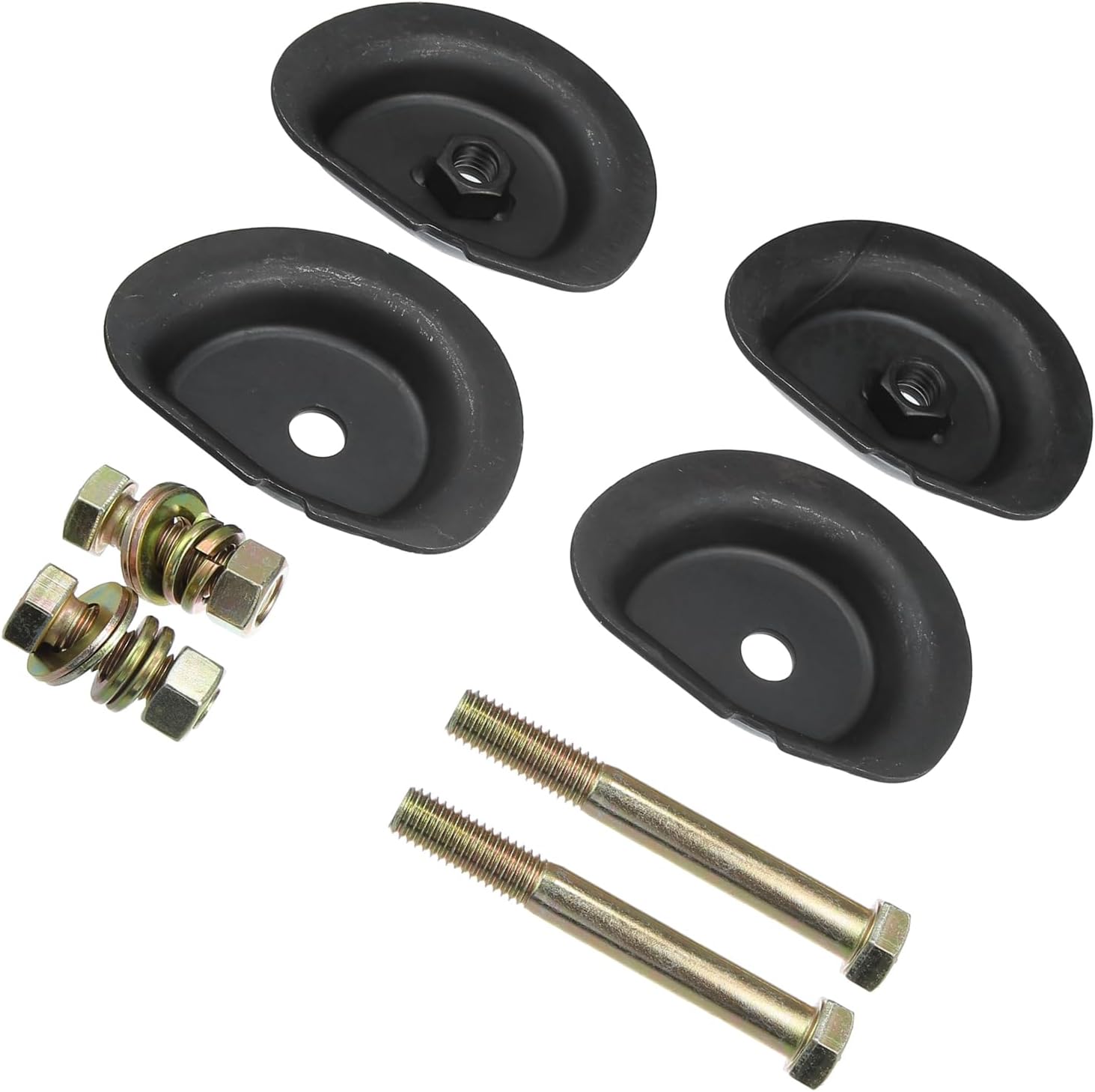 Car Rear Coil Spring Retainer Kit Replacement Fit for Chevy C10 C20 Pickup - Pack of 1 Black Auto Accessories