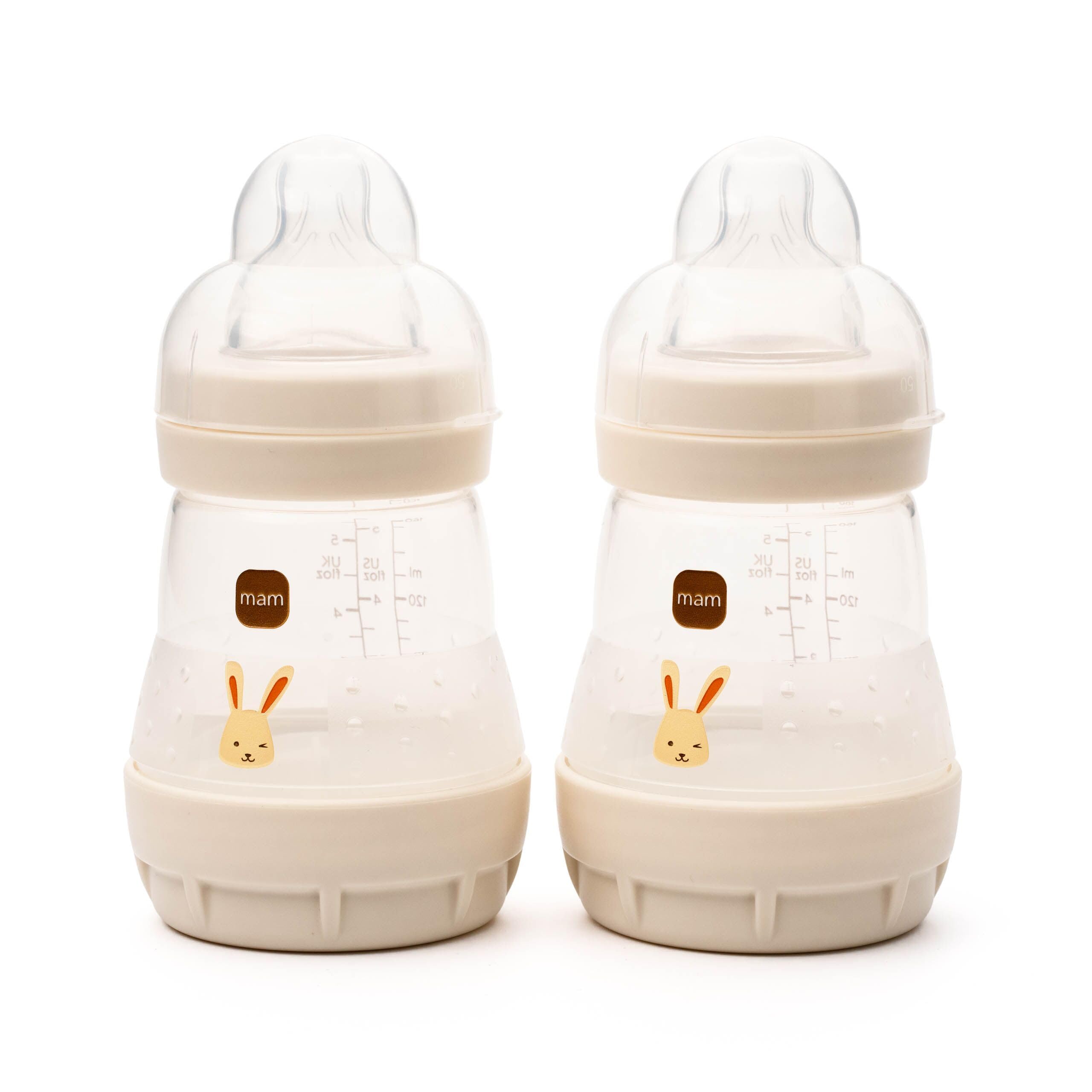 Easy Start Self Sterilising Anti-Colic Bottle, 160 Ml, Pack Of 2 Grey Mam