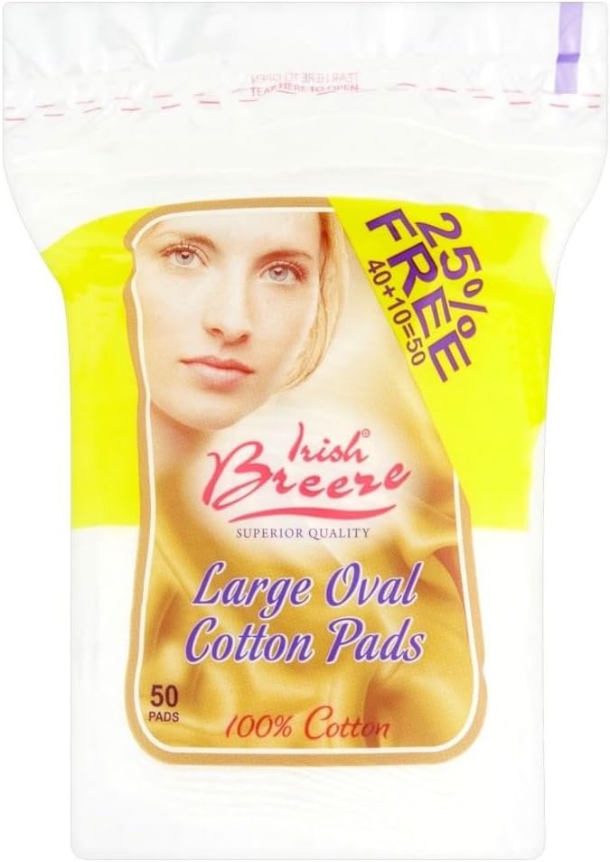 Irish Breeze Oval Cotton Pads (50)