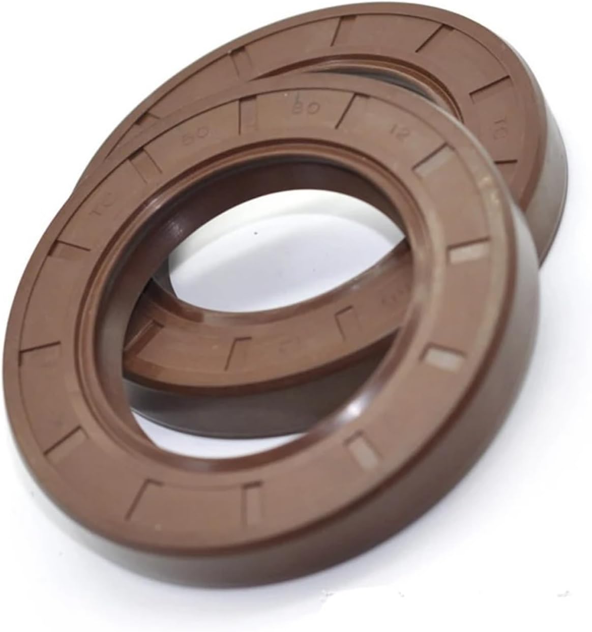 2PCS ID 8/9 MM Oil Seal Skeleton Brown Fluoro FKM Fluorine Rubber Hydrauli Spring U Lip TC Ring Gasket 8x14x4 8x14x5(8x15x5 2PCS)