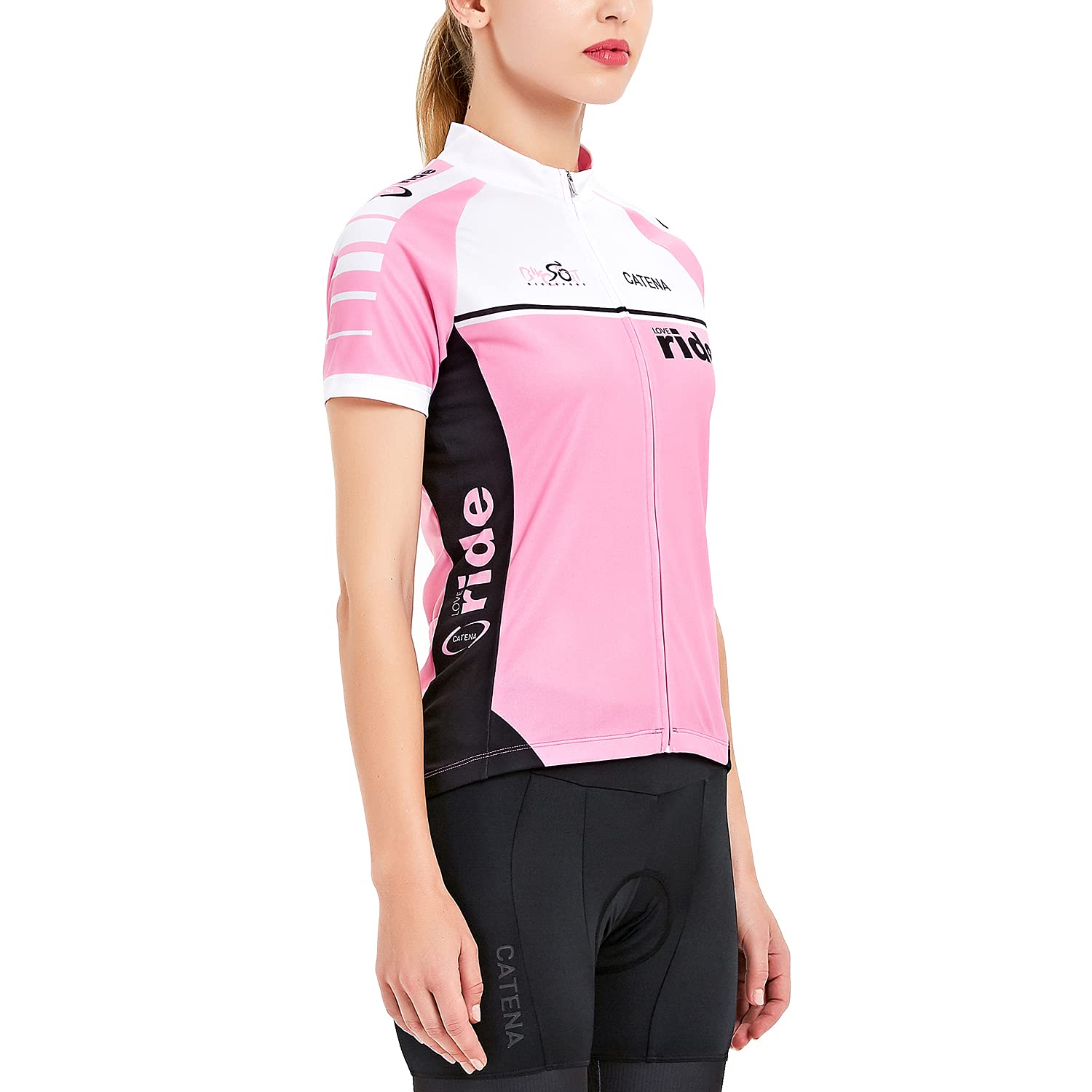 CATENA Maillot de Ciclismo Jersey Mujer Manga Larga Ropa para MTB Bike Deportes Aire Libre Ciclo Bicicleta Camisas