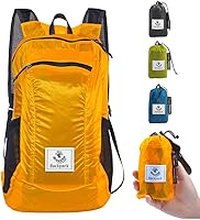 Vista 8 de Mochila 4Monster de excursionismo, de día, resistente al agua, ligera, plegable, para viajes, campamento, exteriores