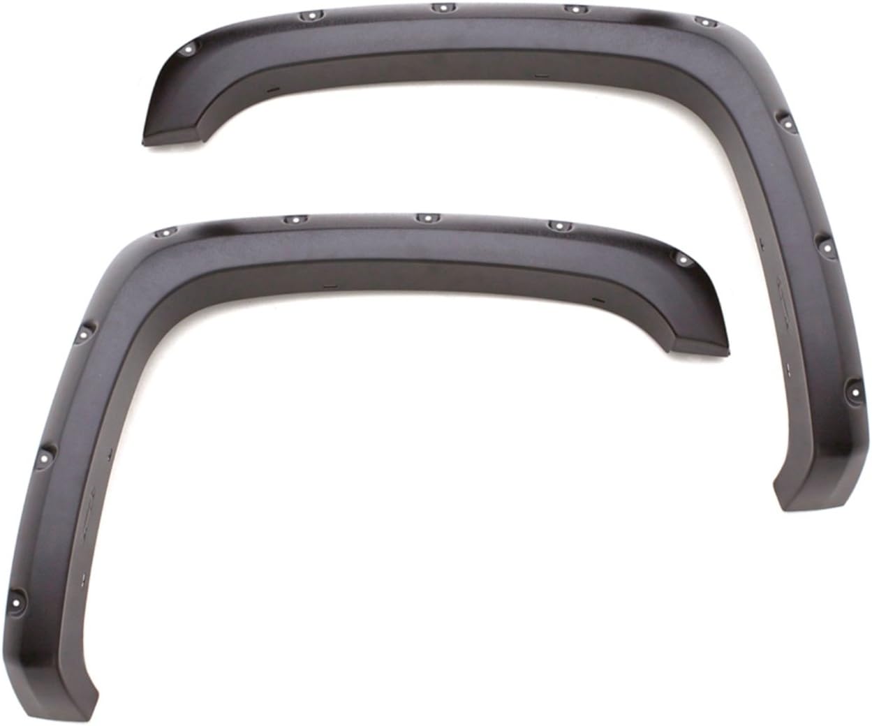 Lund RX140SA Black Smooth Finish Rivet Style Front Fender Flares for