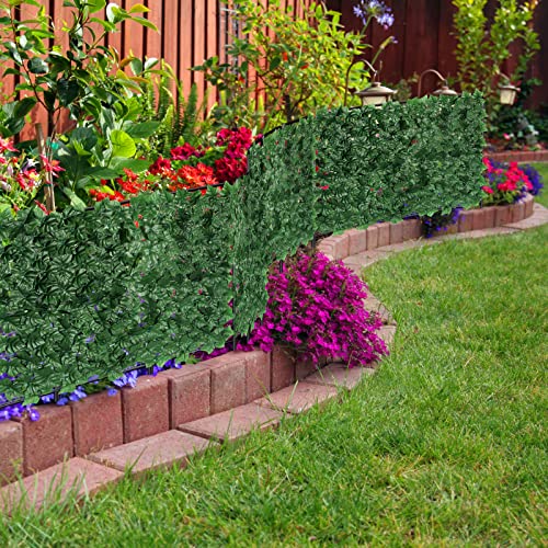 OUSHENG Decorative Garden Fence Fencing 19 Pack, 24in (H) x 20ft (L) Rustproof Metal Wire Panel Border Animal Barrier for Yard Dog Rabbits, Flower Bed Edging for Landscape Patio Outdoor Decor - Thumbnail 6