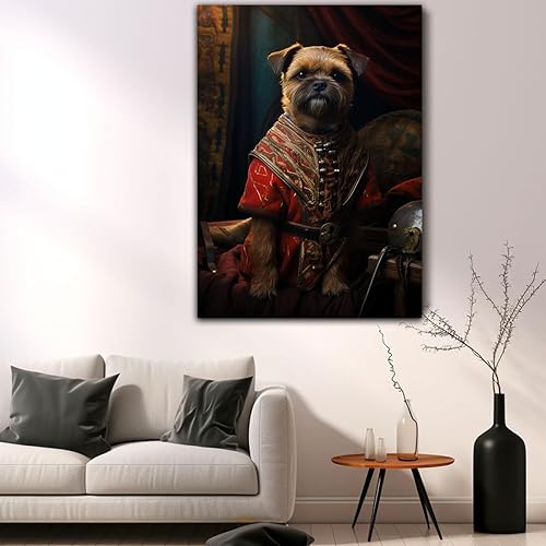 Miniatura 417 de Thuan Chow Chow Retrato de mascota con disfraz real de perro en un disfraz retrato de perro con vestimenta Retrato medieval de mascota retrato