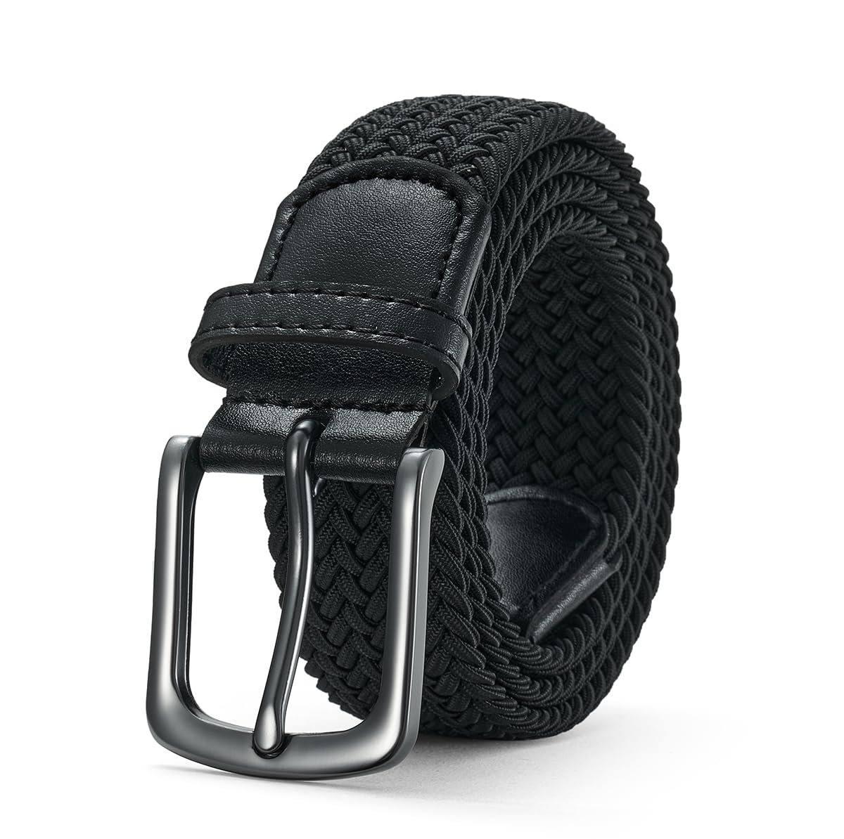 BELTER Stretchgürtel Elastischer Gürtel Herren Damen Stoffgürtel Flechtgürtel