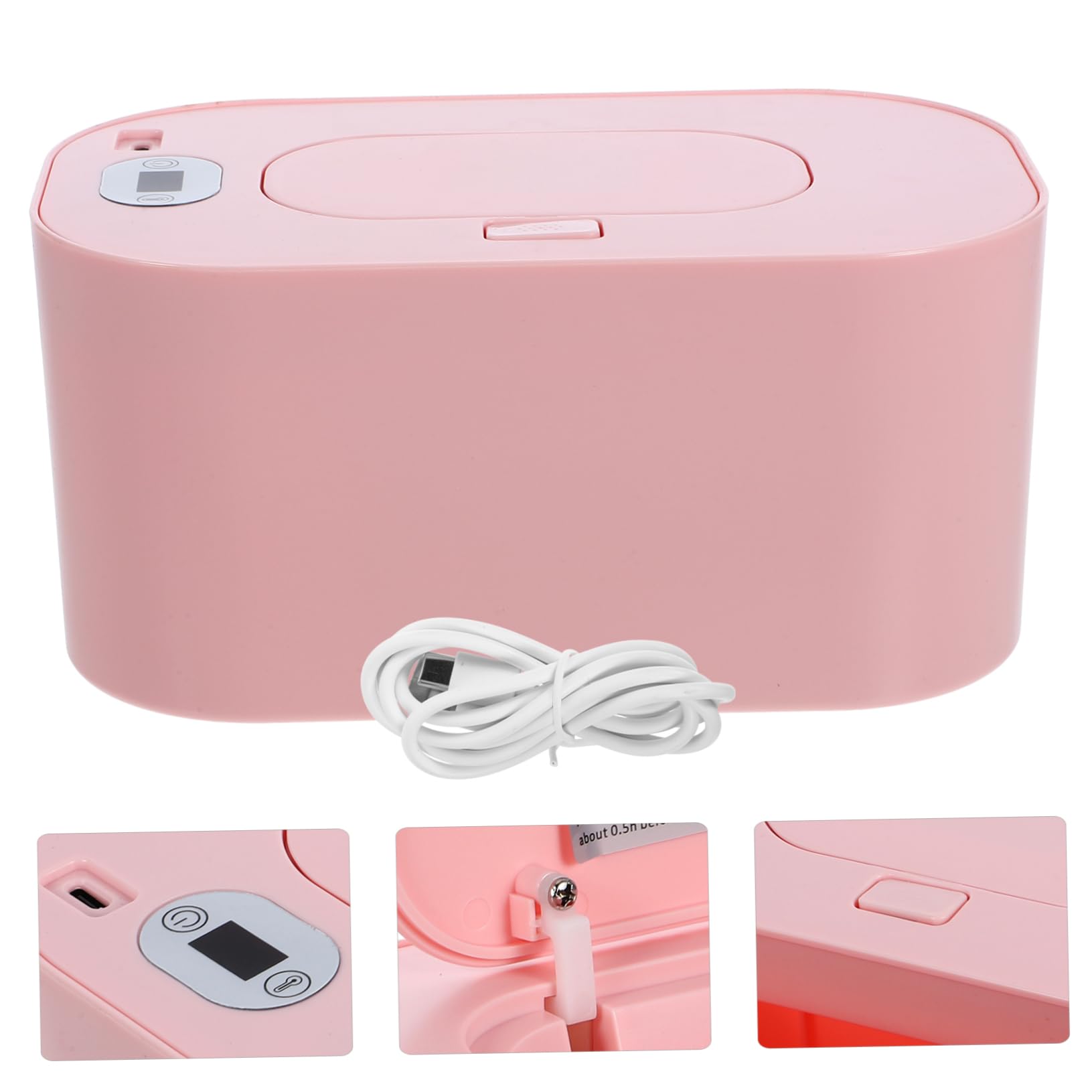 Scalda Salviette per Ragazzo Ragazza Rosa, Termostato Manuale Domestico