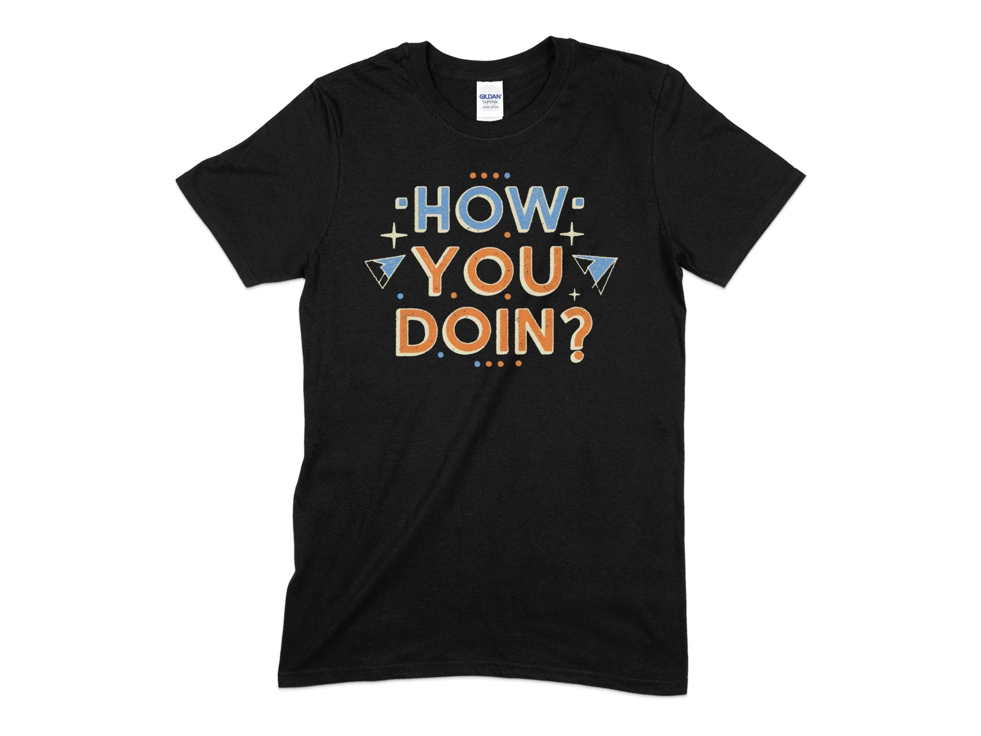 How You Doin? Funny Quote T-Shirt, Unisex Casual TV Show Inspired Tee, Comfy Cotton Graphic Shirt, Idea
