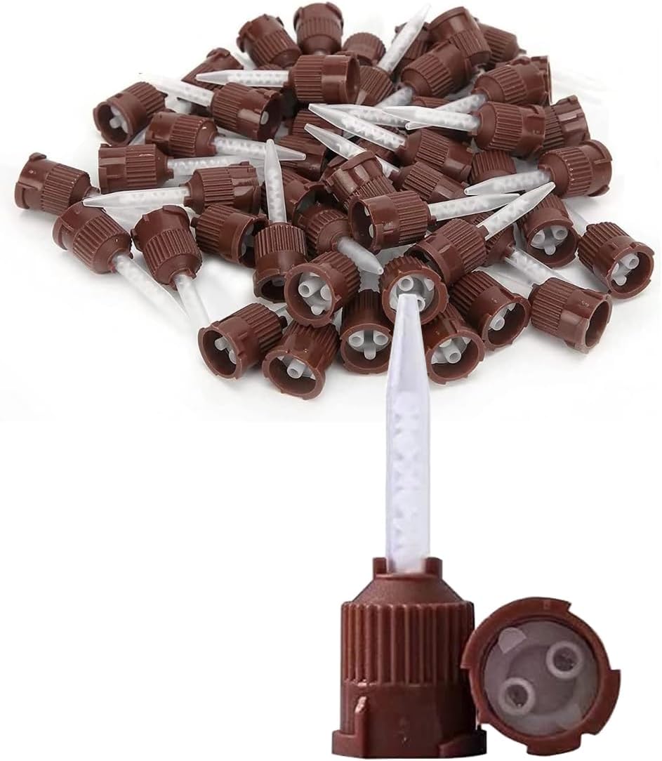 Oral Material Mixing Tips Impression (7015 Pink 1mm (1:1) Goluao (50 PCS)