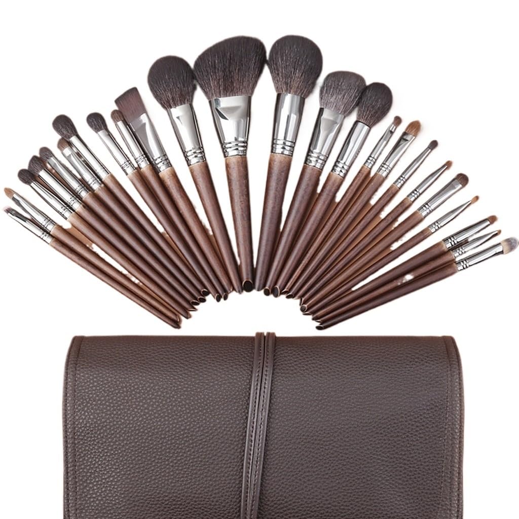 Set di pennelli for trucco da 24 pezzi, set completo for ombretti super morbidi