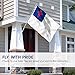 Anley Fly Breeze 3x5 Foot Christian Flag - Vivid Color and Fade proof - Canvas Header and Double Stitched - Religious Flags Polyester with Brass Grommets 3 X 5 Ft