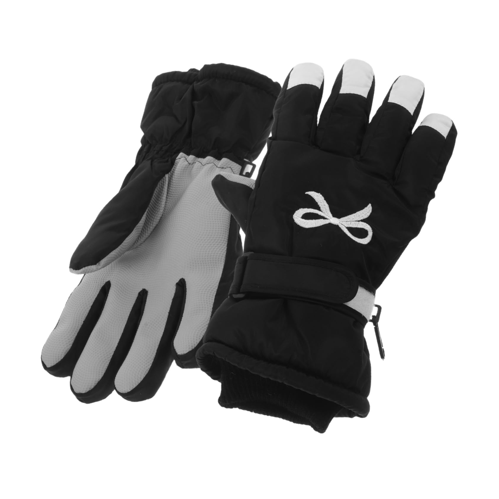 FUNOMOCYA Thermal Insulated Gloves Fleece Lining for Men Women Snowboarding Bike
