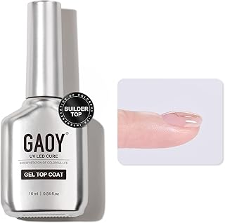 GAOY Builder - Gel de capa superior, 0.6 fl o...