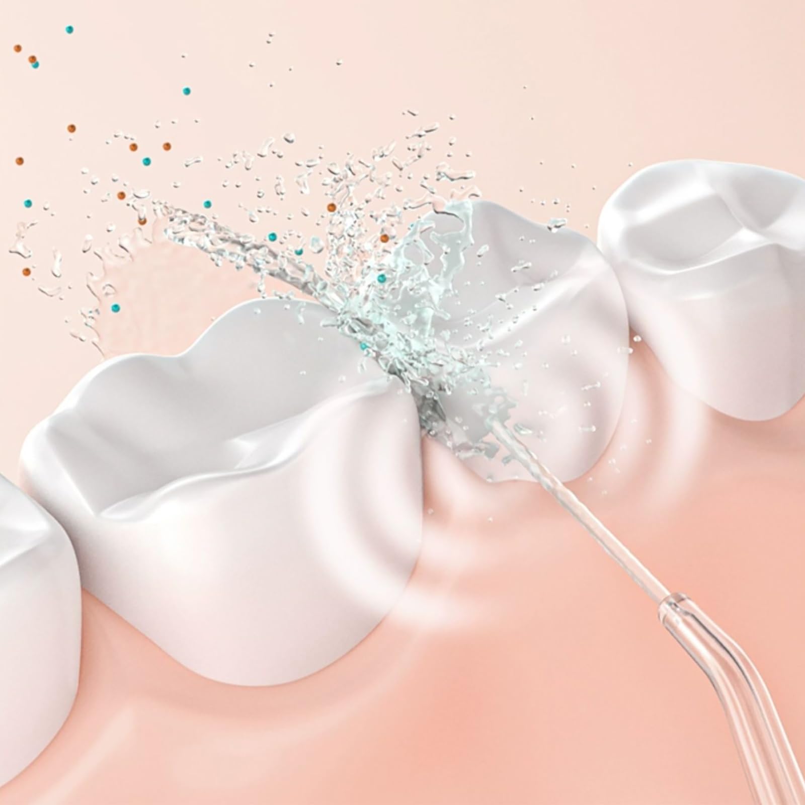 Przenośny irygator dentystyczny, dentystyczny irygator do wody, profesjonalny irygator do wody doustnej, 180 ml dentystyczny irygator jamy ustnej, wodoodporność IPX7 / 4 tryby, odpowiedni do podróży i
