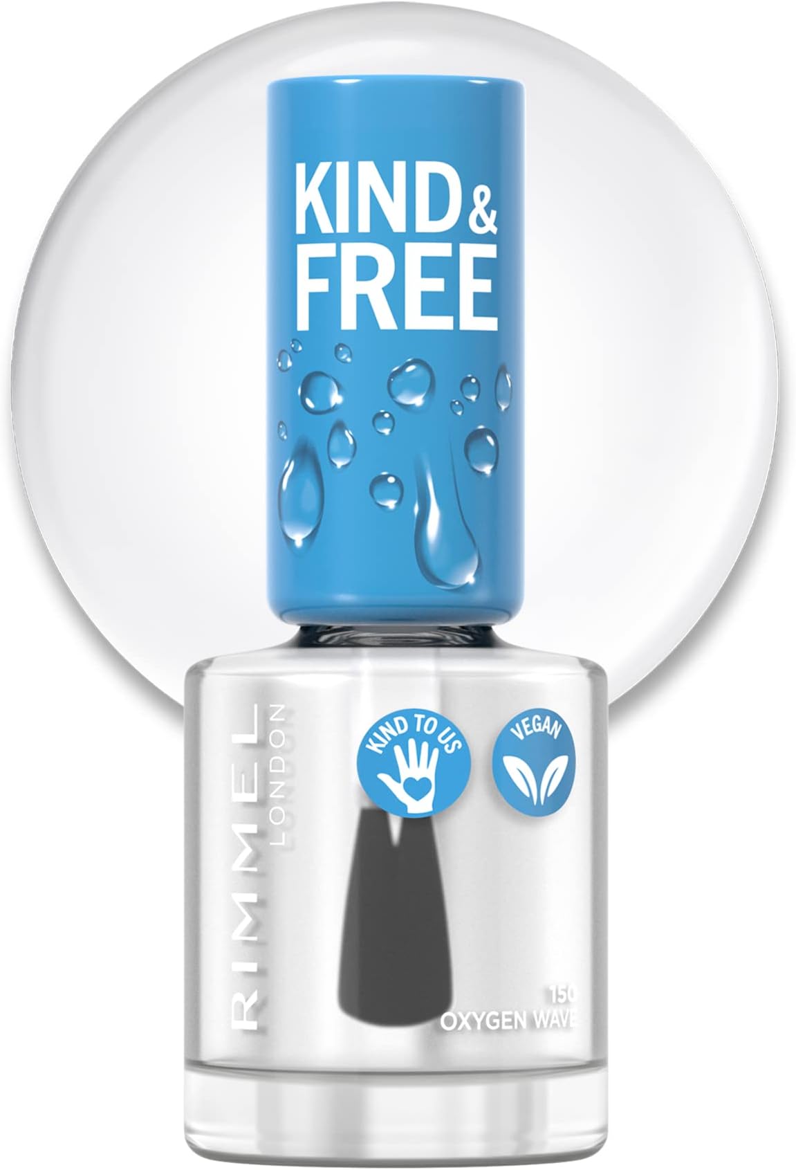 Rimmel London Kind and Free Clean Nail Polish 8ml 150 Top Coat