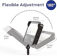 Vista 3 de HYPERLITE Luz de Inundación LED 100W 11000LM, 5000K Luces de Inundación al Aire Libre con Montura de Nudillo, Luces de Inundación Impermeables IP65