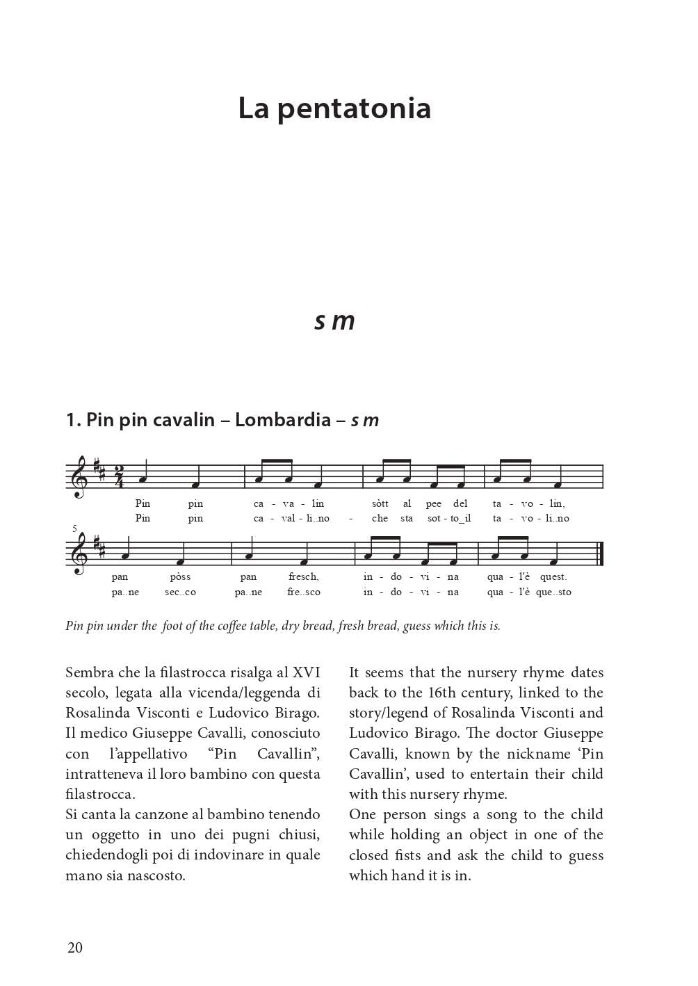 La musica popolare italiana nella didattica kodályana-Italian folk music in kodály-based music education