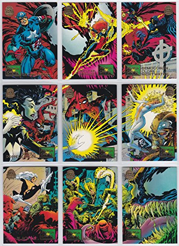 1994 Marvel Universe Series V Base Set Of 200 Cards Nm/M Spider-Man, X-Men #TOP1