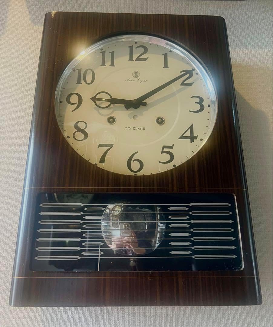 AICHI 愛知 30DAY 振り子時計 掛け時計 柱時計 ボンボン時計 レトロ