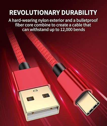 Miniatura 5 de Cable de carga para controlador PS5 Paquete de 2 cables de datos tipo C a USB A cable de sincronización de alta velocidad para Playstation 5