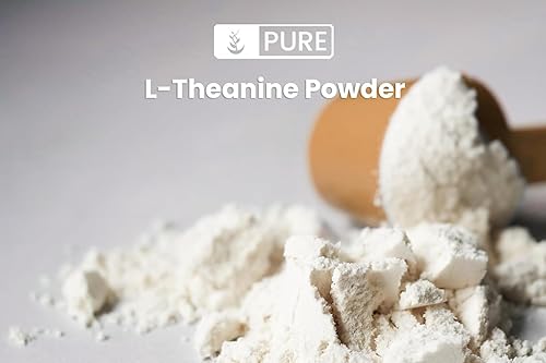 Miniatura 3 de PURE ORIGINAL INGREDIENTS Suplemento de aminoácidos de L-teanina (4 onzas), sin aditivos ni rellenos