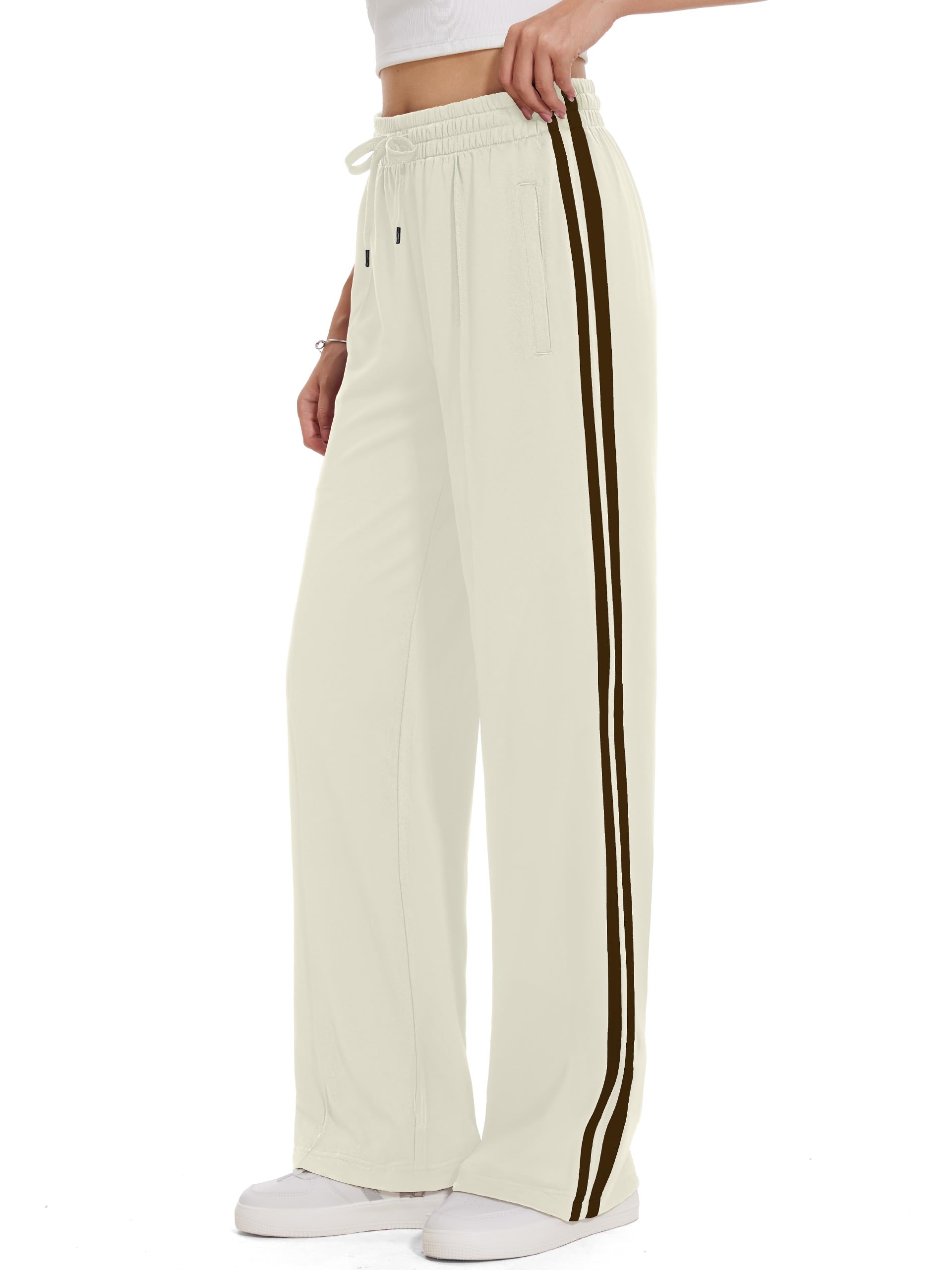 Tapata Women's Track Pants Loose Straight Leg