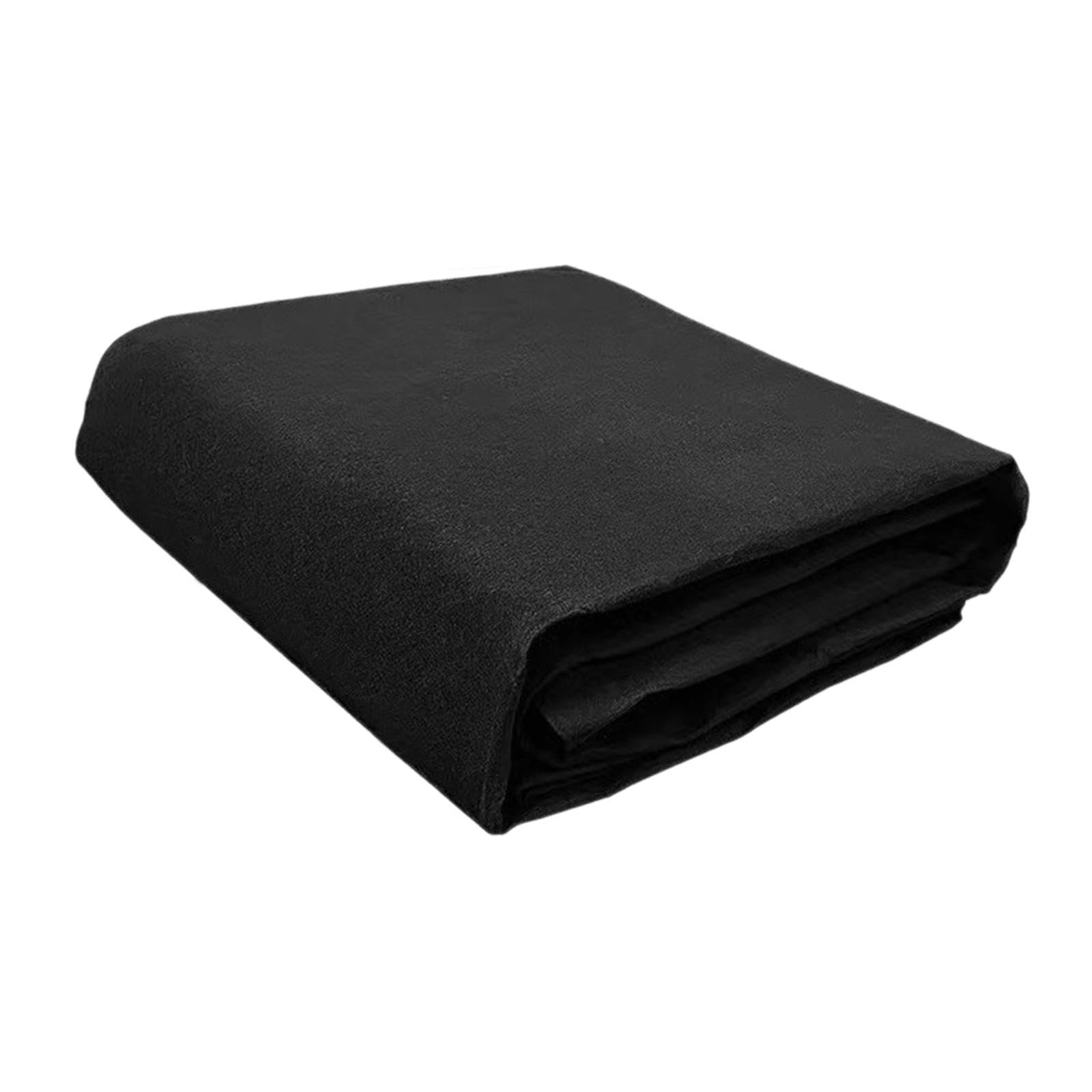 TRENDIVIBE Pool Liner Pad for Above Ground Puncture Protection for Indoor Bathtub Beach Black 2.5m