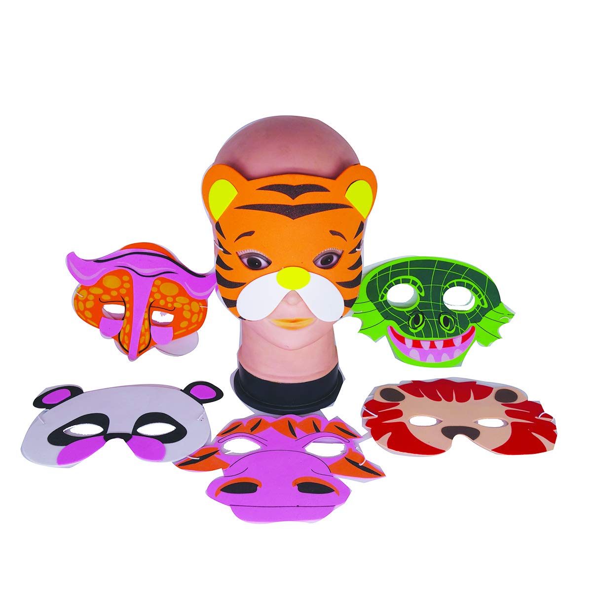 Jungle Theme Foam Visors hat (Pack of 3)-picture-54