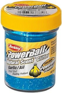 Berkley PowerBait Forellenpaste Knoblauch blau 50g