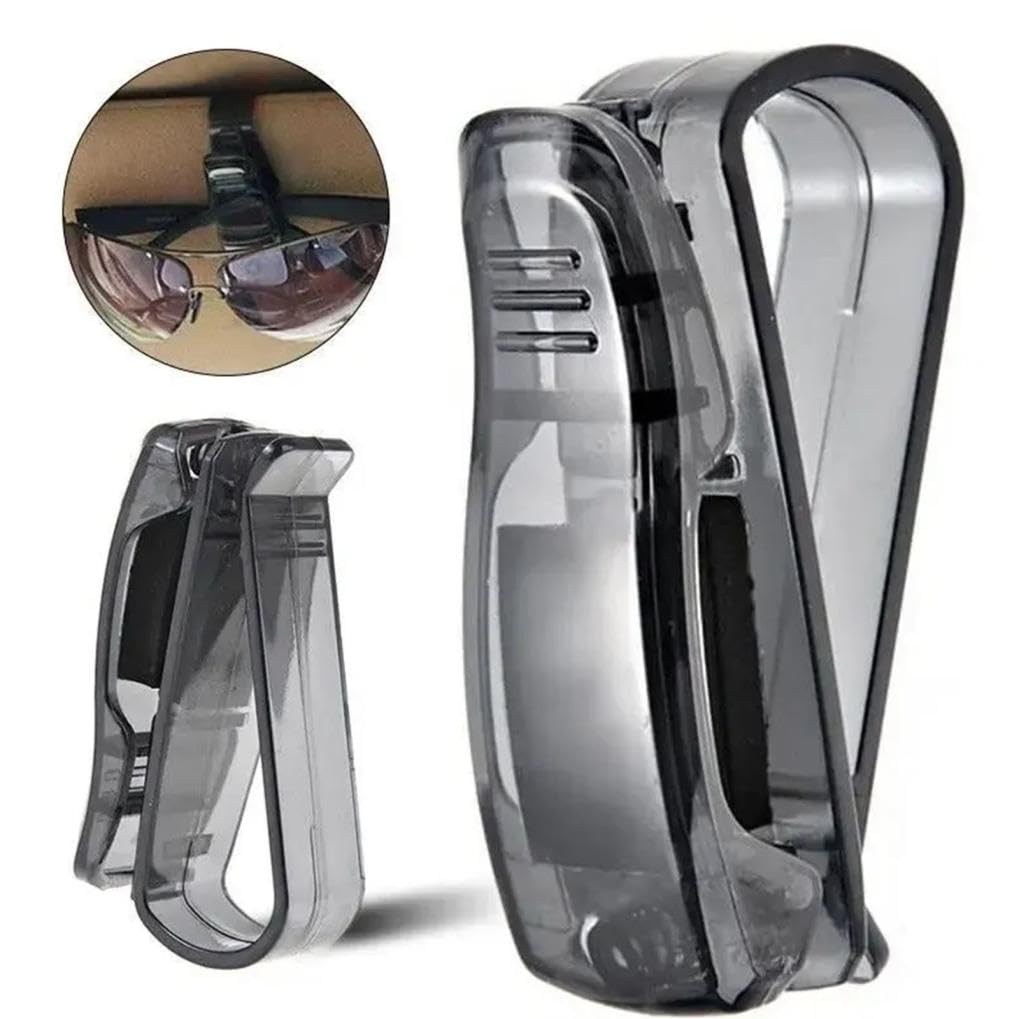 Otime Car Glasses Holder Premium Clip on Eyewear Organizer for Sunglasses Reading Compact Anti Slip Design Air Vents — view 8